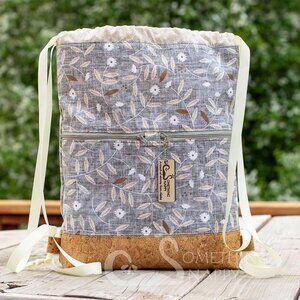 Something Snappy London Fog Drawstring Backpack